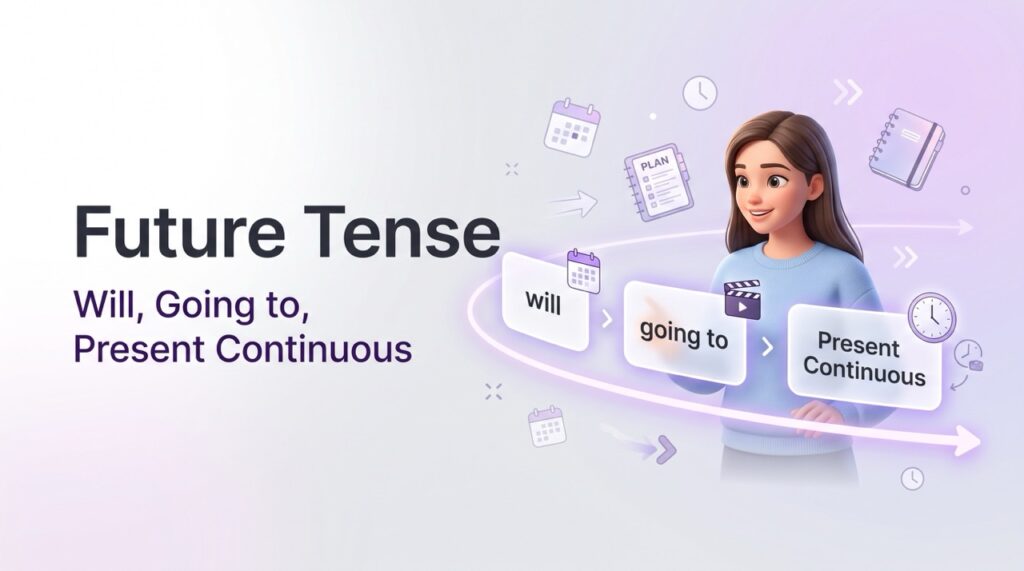 Будущее время в английском: will, going to и Present Continuous