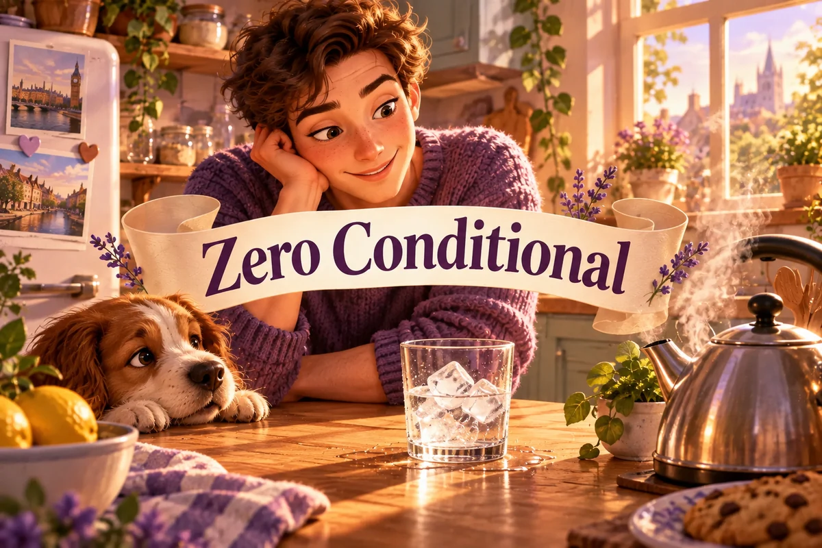 Zero Conditional в английском: правило и примеры — учебная иллюстрация
