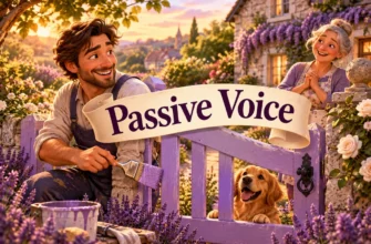 Passive Voice в английском: пассивный залог простыми словами — учебная иллюстрация